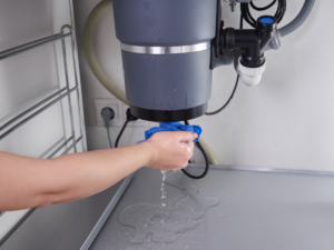leaking garbage disposal