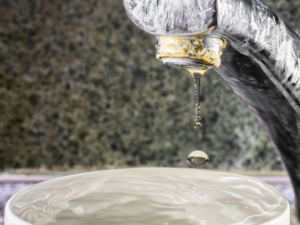 hard water coming from faucet in Akron, OH 
